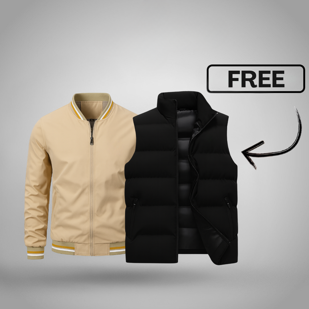 [BUY 1 GET 2] Bomber Jacket + Free Vest