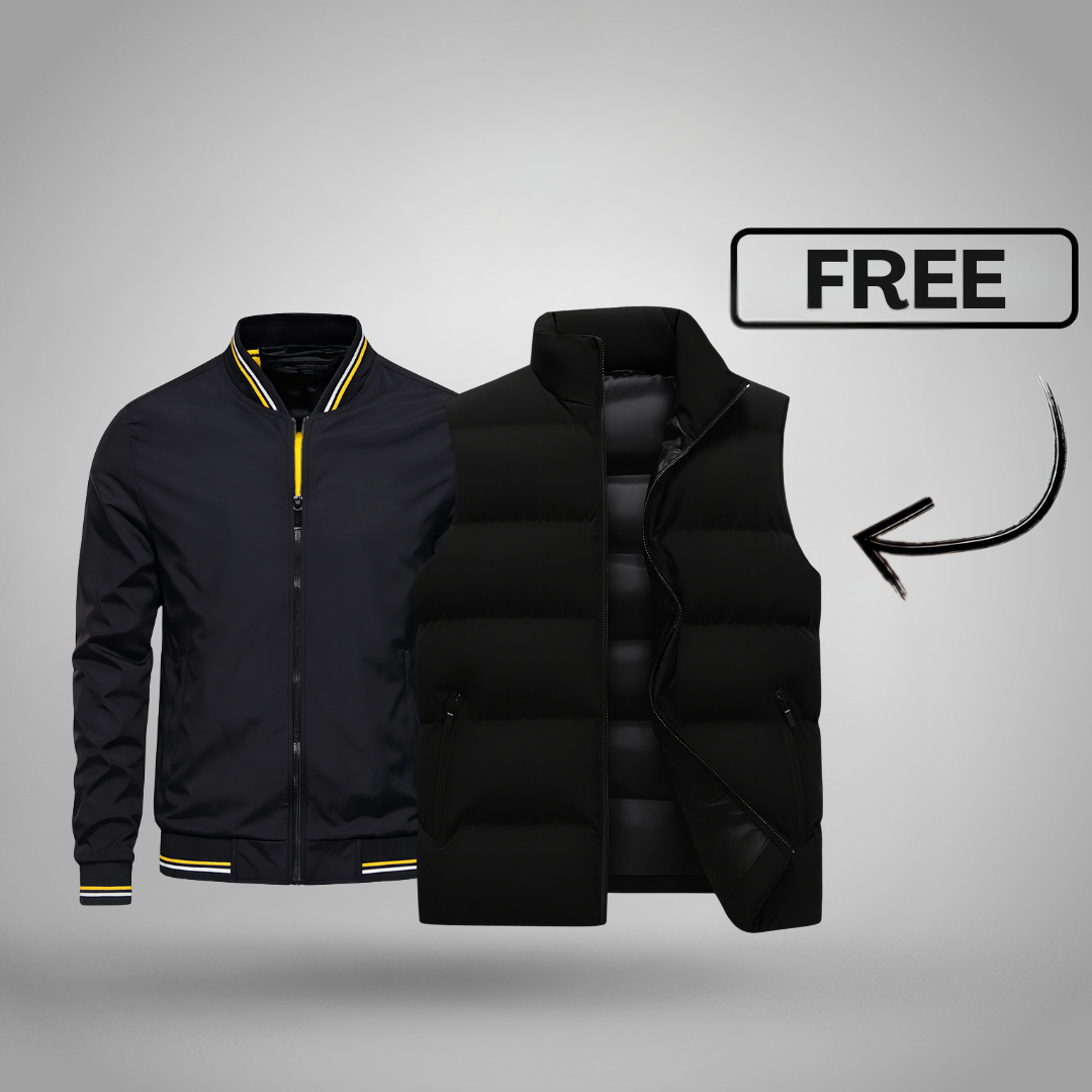 [BUY 1 GET 2] Bomber Jacket + Free Vest