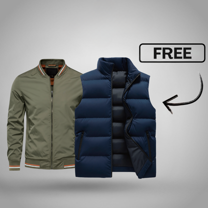 [BUY 1 GET 2] Bomber Jacket + Free Vest