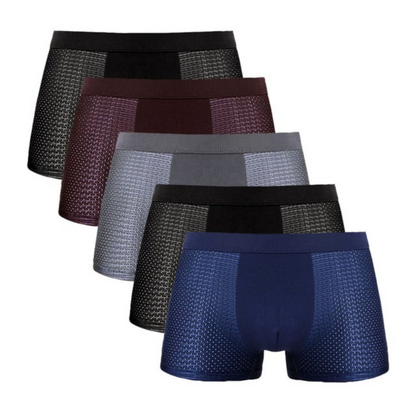 Bamboo Fiber Boxer Shorts (5 Pack)
